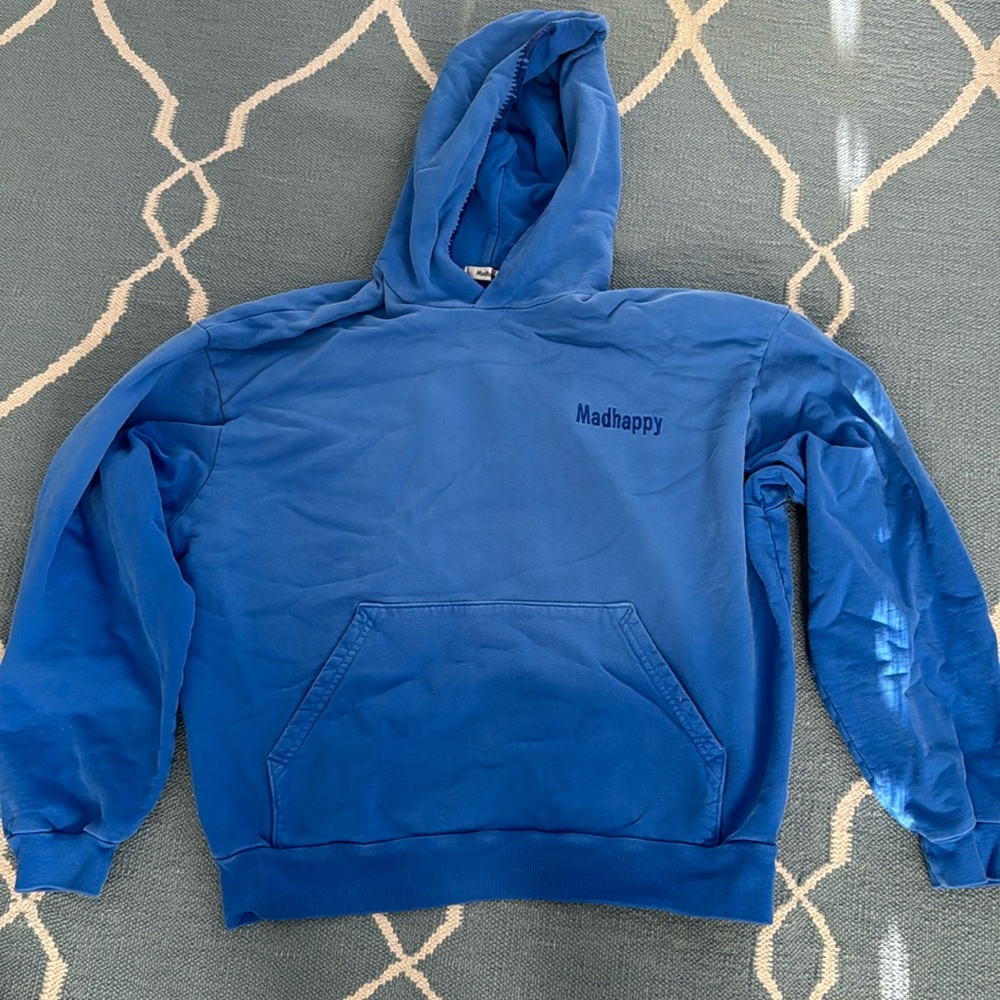 Blue madhappy hoodie